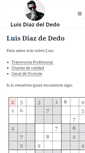 Mobile Screenshot of luisdiazdeldedo.com