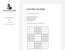 Tablet Screenshot of luisdiazdeldedo.com